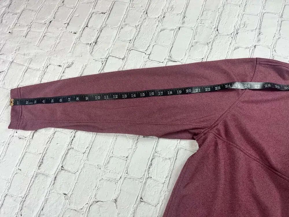 The North Face Men's 1/2 Zip Performance Fleece Pullover Burgundy